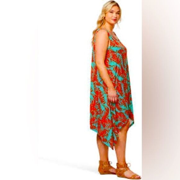 ❤️NEW Jessica Simpson Plus Size Jade Fit and Flare Midi Dress - Picture 6 of 6